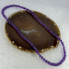 Good Grade Natural Amethyst Necklace 39.96g 52cm 7.5mm 79 Beads