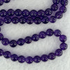 Good Grade Natural Amethyst Necklace 45.90g 53cm 7.9mm 73 Beads