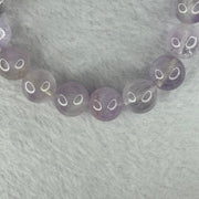 Natural Super 7 Amethyst Beads Bracelet 天然紫超七手链 43.09g 18cm 12.4mm 17 Beads - Huangs Jadeite and Jewelry Pte Ltd