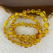 Natural Amber 琥珀 Beads Necklace 11.89g 8.6 to 5.8 mm 61 Beads - Huangs Jadeite and Jewelry Pte Ltd