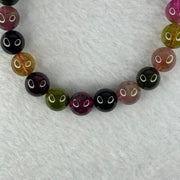 Good Grade Natural Tourmaline Beads Bracelet 好的天然碧玺珠手链 20.22g 16cm 8.8mm 22 Beads - Huangs Jadeite and Jewelry Pte Ltd