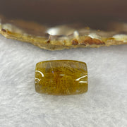 Good Grade Natural Golden Rutilated Quartz Crystal Lulu Tong Barrel 天然金顺发晶水晶露露通桶  5.43g 18.4g by 12.3mm - Huangs Jadeite and Jewelry Pte Ltd