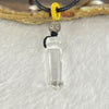 Natural Clear Quartz Pendent Necklace 5.47g 29.8 by 8.3 by 8.1mm