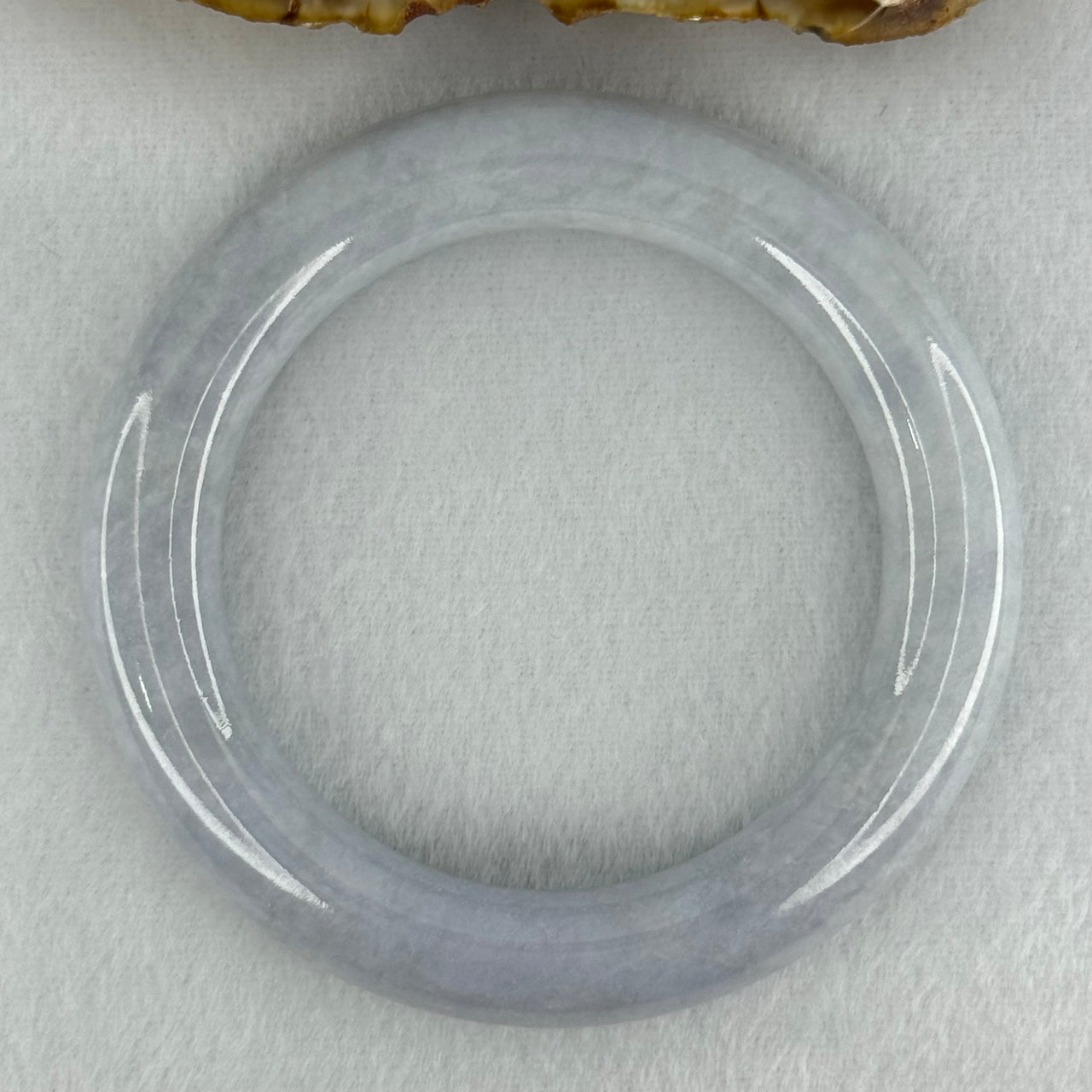 Type A Lavender Jadeite Bangle Internal Diameter 51.5mm 66.19g 11.8 by 10.8mm (Close to Perfect)