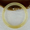 Transparent Yellow Quartzite Jade Bangle 天山玉手镯 Internal Diameter 62.0mm 33.28g 9.3 by 8.3mm