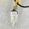 Natural Clear Quartz Pendent Necklace 5.19g 24.5 by 9.9 by 9.3mm