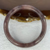 Transparent Purple Quartzite Jade Bangle 天山玉手镯 Internal Diameter 59.5mm 60.70g 15.2 by 9.1mm