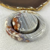 Natural Flower Agate Bangle Set 168.85g 14.2 by 14.1 mm Internal Diameter 55.5 mm - Huangs Jadeite and Jewelry Pte Ltd