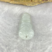 Type A Green Pea Pod Jadeite 3.40g 12.1 by 25.9 by 5.8mm - Huangs Jadeite and Jewelry Pte Ltd