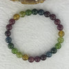 Good Grade Natural Tourmaline Beads Bracelet 好的天然碧玺珠手链 16.99g 16cm 7.6mm 25 Beads - Huangs Jadeite and Jewelry Pte Ltd