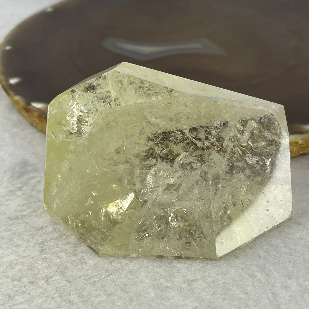 Natural Citrine Quartz Mini Display 127.5g 67.8 by 51.2 by 30.6mm - Huangs Jadeite and Jewelry Pte Ltd