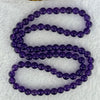 Good Grade Natural Amethyst Necklace 40.44g 52cm 7.3mm 79 Beads