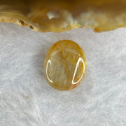 Natural Yellow Star Sapphire 11.90 ct 14.6 by 12.4 by 5.4mm - Huangs Jadeite and Jewelry Pte Ltd