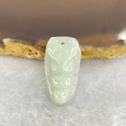 Type A Green Pea Pod Jadeite 2.89g 12.4 by 23.7 by 5.4mm - Huangs Jadeite and Jewelry Pte Ltd