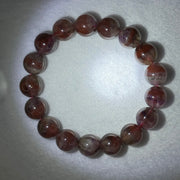 Above Average Natural Auralite 23 Bracelet 天然激光23手链 41.88g 17.5cm 12.3mm 17 Beads - Huangs Jadeite and Jewelry Pte Ltd