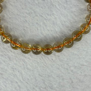 Natural Golden Rutilated Quartz Beads 天然金发水晶手链 12.59g 15cm 7.3mm 26 Beads - Huangs Jadeite and Jewelry Pte Ltd