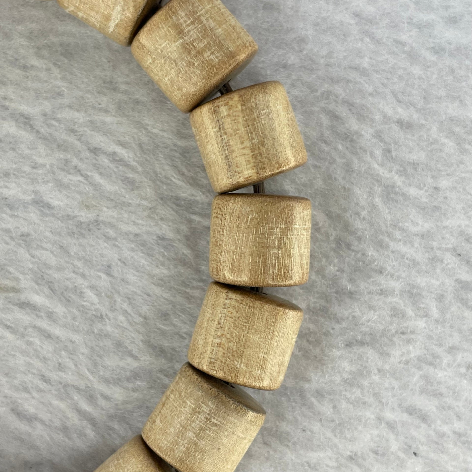 Natural Wild Old India Sandalwood Bracelet 老山檀手链  13.14g 11.1 mm 18 Beads - Huangs Jadeite and Jewelry Pte Ltd