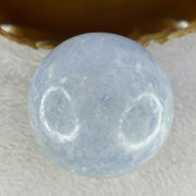 Natural Light Blue Calcite Sphere Ball Display 347.56g 75.6 by Diameter 61.5mm - Huangs Jadeite and Jewelry Pte Ltd