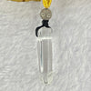 Natural Clear Quartz Pendent Necklace 5.47g 29.8 by 8.3 by 8.1mm