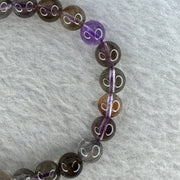 Natural Auralite Crystal Bracelet 极光手链 15.30g 8.0 mm 25 Beads - Huangs Jadeite and Jewelry Pte Ltd