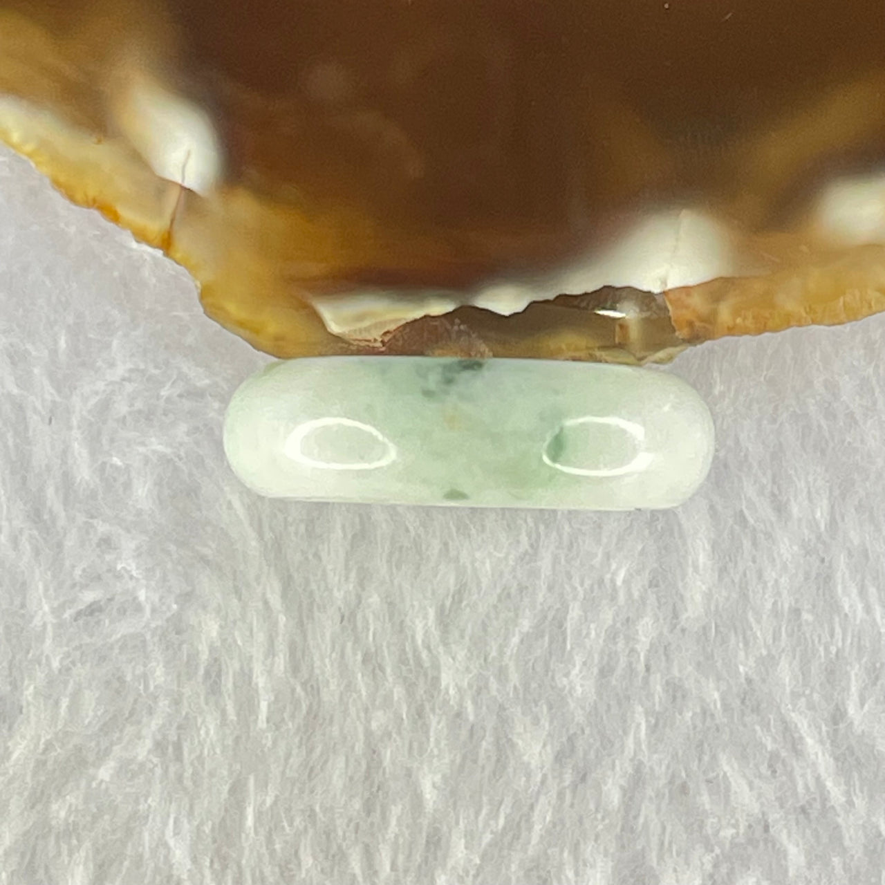 Type A Light Green with Moss Green Piao Hua Jadeite Ring 4.39g 7.0 by 3.9mm US7 HK15.2