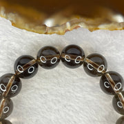 Natural Smoky Quartz Bracelet 36.34g 15.5mm 12.1mm 16 Beads - Huangs Jadeite and Jewelry Pte Ltd