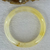 Transparent Yellow White Orange Quartzite Jade Bangle 天山玉手镯 Internal Diameter 53.5mm 48.52g 13.3 by 8.8mm