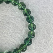 Natural Green Fluorite Beads Bracelet 24.15g 8.8mm 22 Beads - Huangs Jadeite and Jewelry Pte Ltd