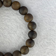 Natural Hainan Wild Old Agarwood Bracelet (Floating) 天然海南野生老树沉香手链 9.78g 17.5cm 11.1mm 19 Beads - Huangs Jadeite and Jewelry Pte Ltd