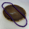 Good Grade Natural Amethyst Necklace 40.44g 52cm 7.3mm 79 Beads