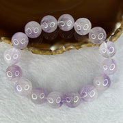 Natural Super 7 Amethyst Beads Bracelet 天然紫超七手链 57.52g 19cm 14.0mm 16 Beads - Huangs Jadeite and Jewelry Pte Ltd