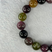 Good Grade Natural Tourmaline Beads Bracelet 好的天然碧玺珠手链 37.02g 17.5cm 10.9mm 19 Beads - Huangs Jadeite and Jewelry Pte Ltd