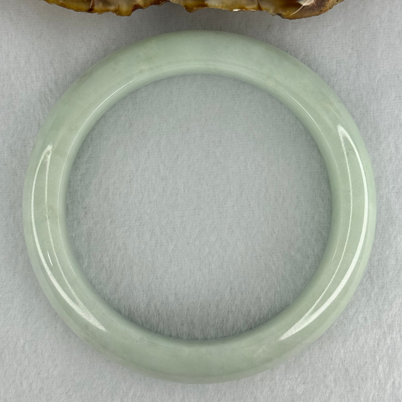 Type A Sky Blue Jadeite Bangle Internal Diameter 57.9mm 74.84g 14.3 by 9.5mm (Close to Perfect)