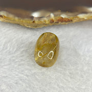 Good Grade Natural Golden Rutilated Quartz Crystal Lulu Tong Barrel 天然金顺发晶水晶露露通桶 4.52g 15.9 by 12.9mm - Huangs Jadeite and Jewelry Pte Ltd