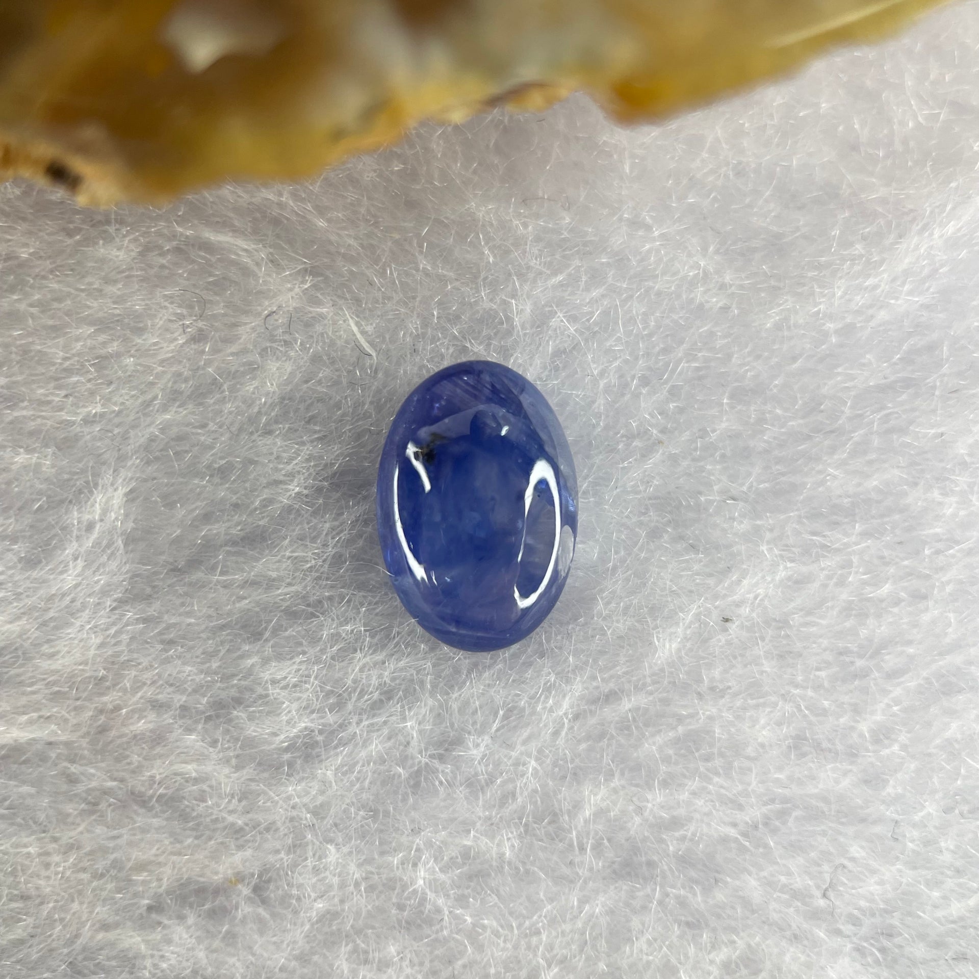 Natural Blue Sapphire Cabochon 2.20 ct 9.7 by 6.8 by 3.3mm - Huangs Jadeite and Jewelry Pte Ltd