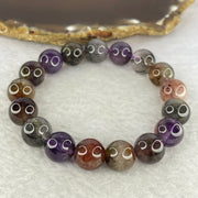 Natural Auralite Crystal Bracelet 极光手链 30.81g 10.9 mm 18 Beads - Huangs Jadeite and Jewelry Pte Ltd