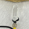 Natural Clear Quartz Pendent Necklace 5.47g 29.8 by 8.3 by 8.1mm