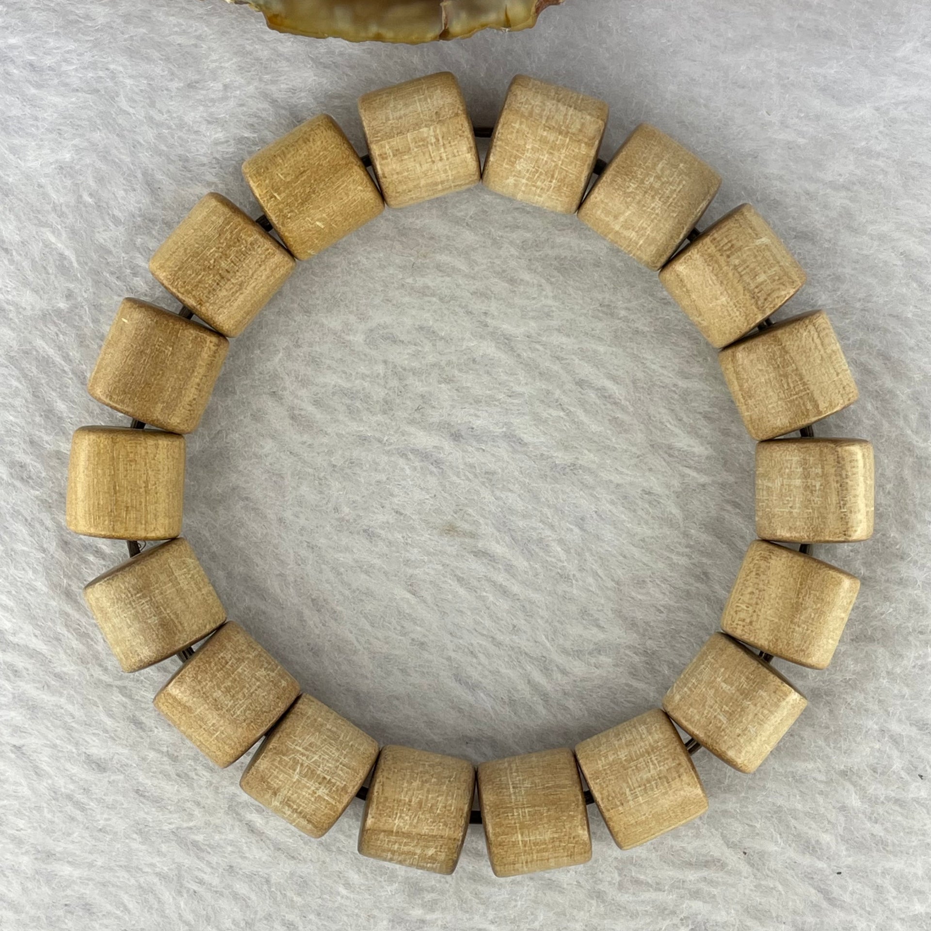 Natural Wild Old India Sandalwood Bracelet 老山檀手链  13.14g 11.1 mm 18 Beads - Huangs Jadeite and Jewelry Pte Ltd