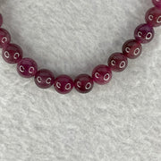 Above Average Natural Almandine Garnet Bracelet 15.33g 16cm 7.3mm 26 Beads - Huangs Jadeite and Jewelry Pte Ltd