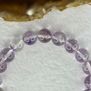 Natural Super 7 Amethyst Beads Bracelet 天然紫超七手链 24.90g 16cm 9.8mm 20 Beads - Huangs Jadeite and Jewelry Pte Ltd