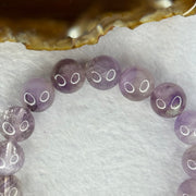 Natural Super 7 Amethyst Beads Bracelet 天然紫超七手链 48.26g 18.5cm 12.9mm 17 Beads - Huangs Jadeite and Jewelry Pte Ltd