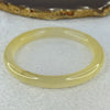 Transparent Yellow Quartzite Jade Bangle 天山玉手镯 Internal Diameter 62.0mm 33.28g 9.3 by 8.3mm