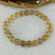 Natural Golden Rutilated Quartz Beads 天然金发水晶手链 14.86g 15cm 7.8mm 24 Beads - Huangs Jadeite and Jewelry Pte Ltd