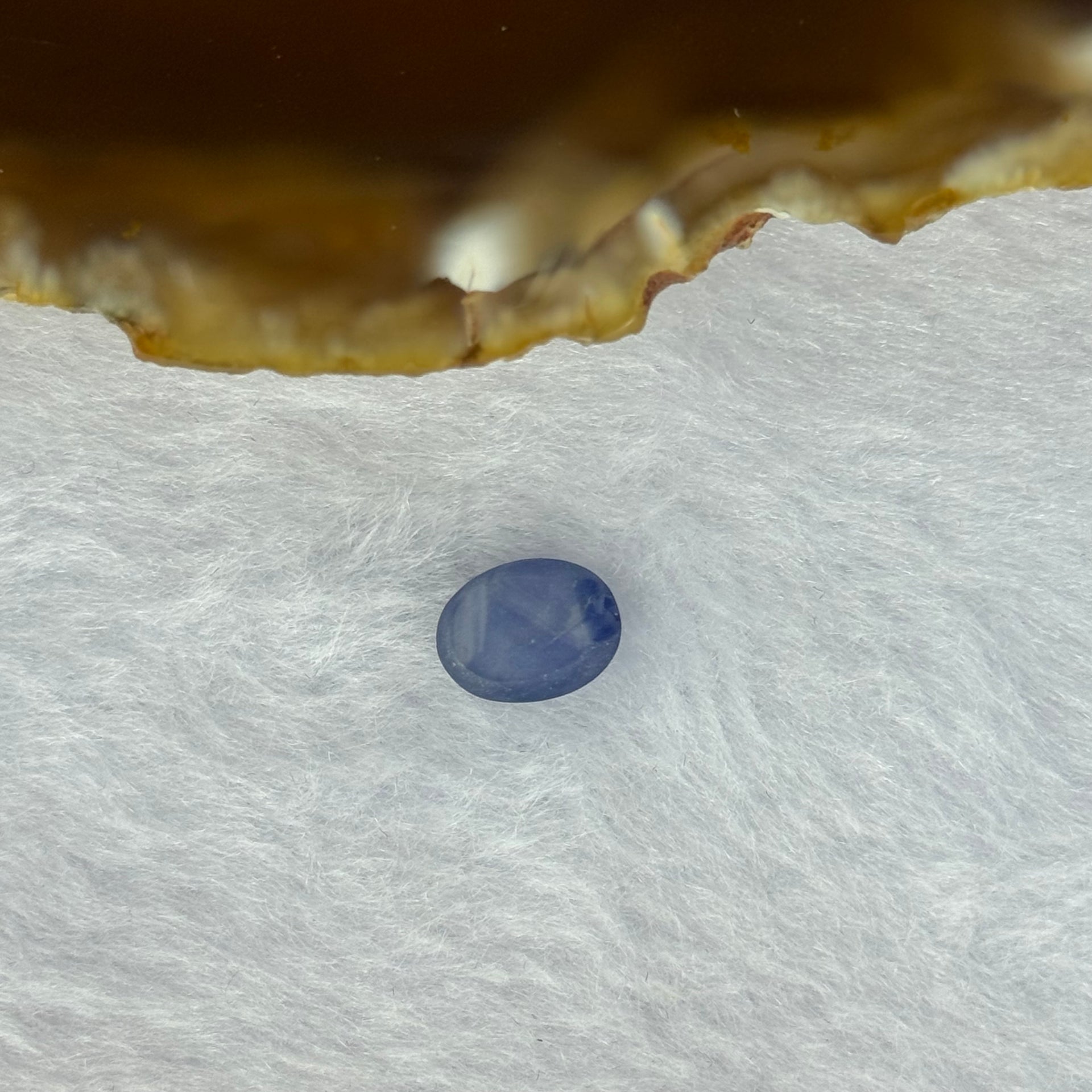 Natural Blue Star Sapphire Cabochon 3.65ct 9.3 by 7.2 by 4.9mm - Huangs Jadeite and Jewelry Pte Ltd