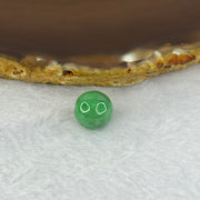 Type A Green Jadeite Bead for Bracelet/Necklace/Earrings/Ring 2.41g 11.4mm - Huangs Jadeite and Jewelry Pte Ltd