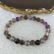 Natural Auralite Crystal Bracelet 极光手链 15.30g 8.0 mm 25 Beads - Huangs Jadeite and Jewelry Pte Ltd