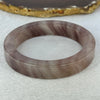 Transparent Purple Quartzite Jade Bangle 天山玉手镯 Internal Diameter 63.9mm 81.99g 13.6 by 11.0mm