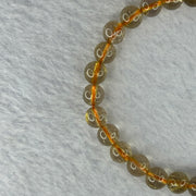 Natural Golden Rutilated Quartz Beads 天然金发水晶手链 13.23g 15.5cm 7.3mm 27 Beads - Huangs Jadeite and Jewelry Pte Ltd