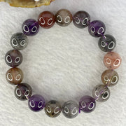 Natural Auralite Crystal Bracelet 极光手链 30.81g 10.9 mm 18 Beads - Huangs Jadeite and Jewelry Pte Ltd