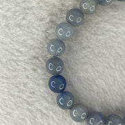 Natural Blue Aventurine Bracelet 19.94g 16.5cm 8.7mm 23 Beads - Huangs Jadeite and Jewelry Pte Ltd